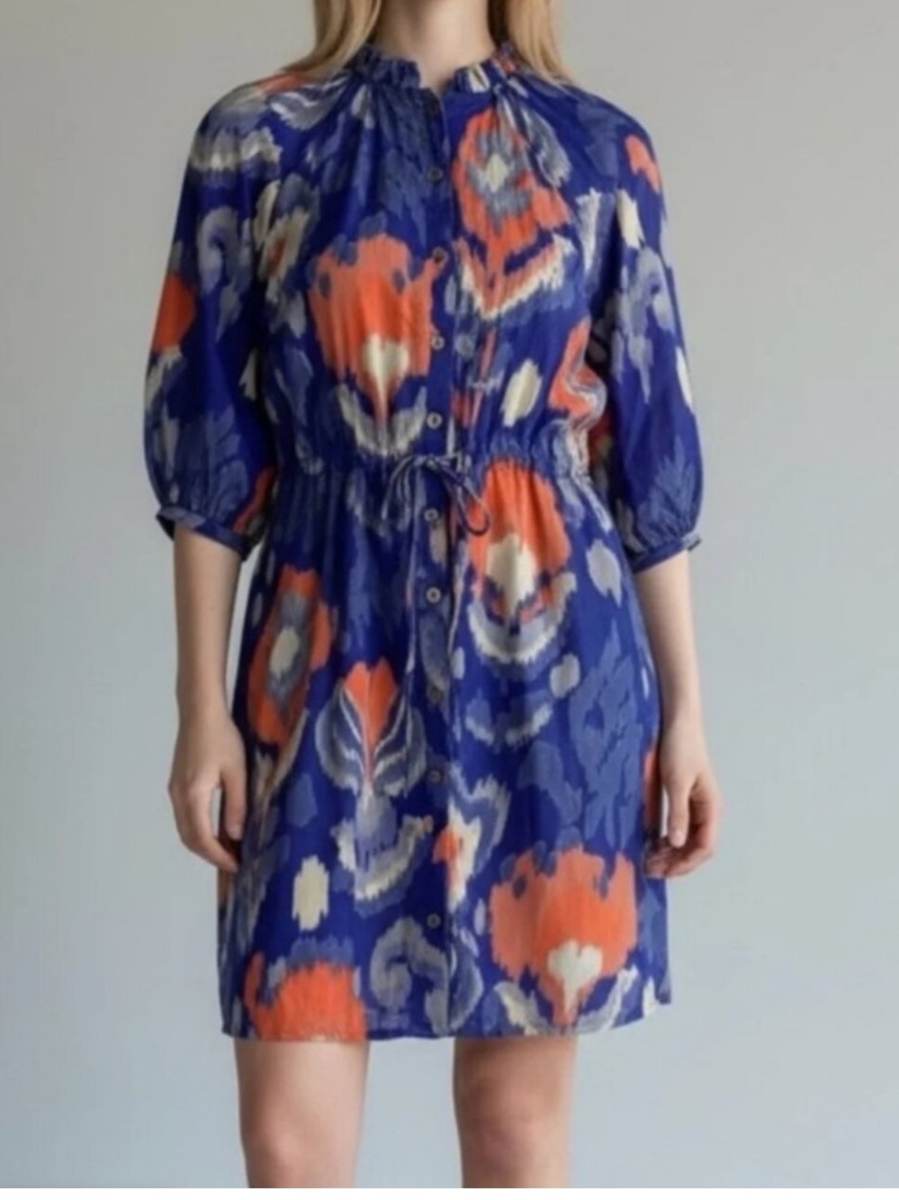 Banjanan Ikat Floral Soladite Dress